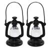 2Pcs 1:12 Dollhouse Lamp, Doll House Accessories and Furniture, Miniature Scene Model Hurricane Lantern Play Decoration view 1
