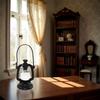 2Pcs 1:12 Dollhouse Lamp, Doll House Accessories and Furniture, Miniature Scene Model Hurricane Lantern Play Decoration view 4