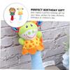 FOYTOKI 2pcs Plush Animal Rattle for Boy Girl Soft Hand Shakers for Plaything and Development Educational Sensory to Enhance Grasping and Auditory Awareness view 4