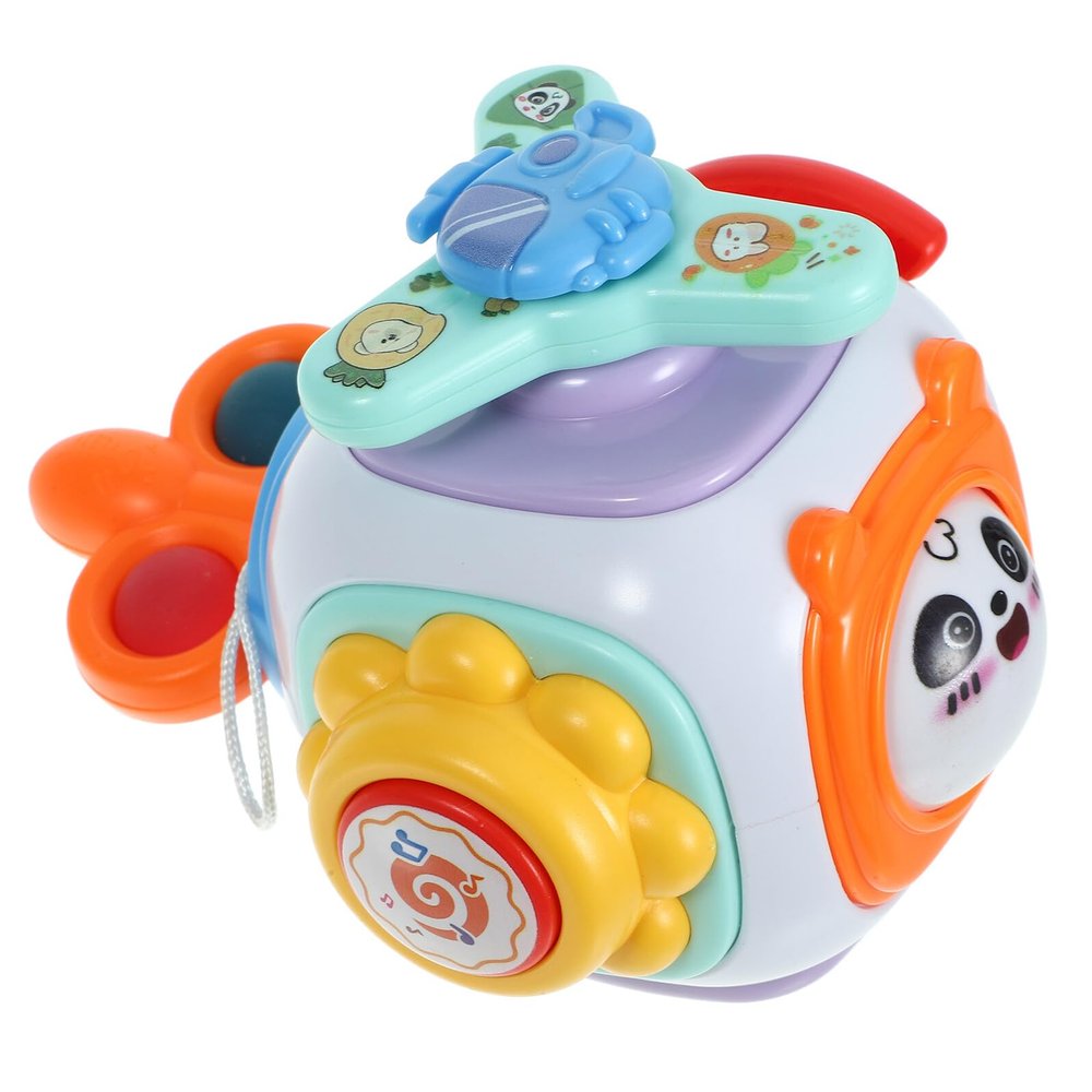 CHILDWEET Montessori Busy Cube Educational for Years Old Tactile Activity Plane Busy Ball to Enhance Fine Motor Skills Hand-Eye Coordination and Concentration