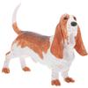 Alasum Realistic Miniature Basset Dog Figurine Model Plastic Puppy Statue Desktop Decoration Educational for Home Display view 1