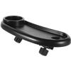 FINISPERSOO Stroller Snack Tray with Removable Design and Cup Holder Clean Plastic Food Storage Tray for Independent Eating Convenient and Safe Dining Accessory view 1