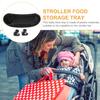 FINISPERSOO Stroller Snack Tray with Removable Design and Cup Holder Clean Plastic Food Storage Tray for Independent Eating Convenient and Safe Dining Accessory view 2