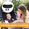 FINISPERSOO Stroller Snack Tray with Removable Design and Cup Holder Clean Plastic Food Storage Tray for Independent Eating Convenient and Safe Dining Accessory view 3