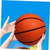 Alasum 2pcs Miniature Basketball for Indoor Outdoor Youth Basketball Play Portable Rubber Mini Balls in Orange and Light Blue Fun Recreation Gift for Home Office Dorm view 3
