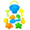 BESPORTBLE 10pcs Portable Beach Set for Boys Lightweight Sand Bucket and Shovel Tools Creative Water and Sand Play Plastic Construction Outdoor Sandbox Fun view 2