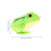 HEANUJJ Wear-Resistant Plush Frog Clockwork for Lifelike Jumping Animal Wind-up Plaything Stimulates Hand-Eye Coordination and Crawling Educational Fun Gift for Boys view 2
