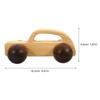 Hohopeti Wooden Hand Push Car for Lightweight Grasping Plaything Montessori Educational for Fine Motor Skill Development view 2