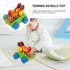 NESTINGHO Wooden Pulling Chicken Early Education Plaything with Smooth Surface Material Bright Colors for Grasping and Imagination Development view 3