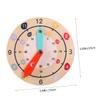 Gogogmee Colorful Educational Wooden Clock for Early Learning and Recognition Teaching Aid Preschool Cognitive Development view 2