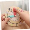 Gogogmee Colorful Educational Wooden Clock for Early Learning and Recognition Teaching Aid Preschool Cognitive Development view 4