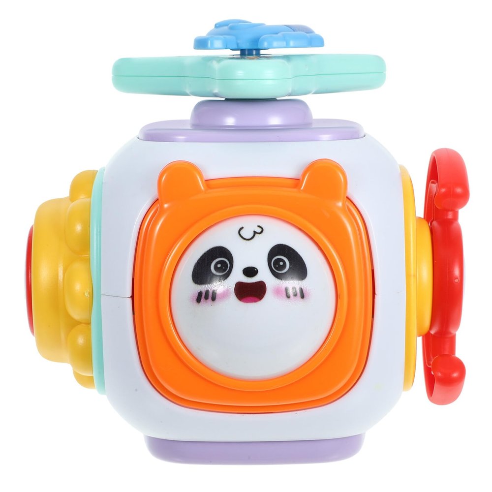 Kisangel Montessori Busy Cube for Years Old Educational Sensory Busy Ball with Fine Motor Skill Development Hand-Eye Coordination Enhancer Safe Plastic Preschool Learning Activity
