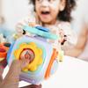 MAJORMENCH Montessori Busy Cube for Years Old Sensory Learning with Fine Motor Skill Development Lightweight Plastic Travel Activity Cube for Preschool Education and Interaction view 3