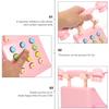 Levemolo Simulated Mushroom Telephone for Interactive Dial Phone Plaything Educational Birthday Gift for Enhance Thinking and Communication Pink view 3