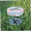 HEANUJJ 5Pcs Transparent Insect Observation Cages Portable Viewer for Measuring Outdoor Bug Hunting Science Jars for Educational view 2