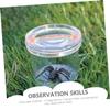 HEANUJJ 5Pcs Transparent Insect Observation Cages Portable Viewer for Measuring Outdoor Bug Hunting Science Jars for Educational view 4