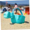 Alasum Dinosaur Themed Sand Bucket Playset Plastic Beach Shovel and Sand Colander for Outdoor Sandbox and Beach Fun Summer for Boys view 3