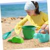 Alasum Dinosaur Themed Sand Bucket Playset Plastic Beach Shovel and Sand Colander for Outdoor Sandbox and Beach Fun Summer for Boys view 4