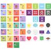 BESTonZON Educational Alphabet Learning Cards for Safe Paper Material Smooth Rounded Edges Cognitive Letter and Recognition Early Learning Flashcards for Preschool Interaction and view 1