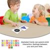 BESTonZON Educational Alphabet Learning Cards for Safe Paper Material Smooth Rounded Edges Cognitive Letter and Recognition Early Learning Flashcards for Preschool Interaction and view 2