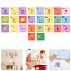 BESTonZON Educational Alphabet Learning Cards for Safe Paper Material Smooth Rounded Edges Cognitive Letter and Recognition Early Learning Flashcards for Preschool Interaction and view 4