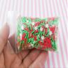 Christmas Snowflake Sprinkle Mix, Polymer Clay Fake Holiday Sprinkles, Non Edible Decoden Funfetti Jimmies, Winter Craft Supplies (30 Gram Bag) view 4