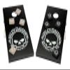 Harley-Davidson Willie G Skull Bean Bag Toss Yard Game w/Bag - Black & White view 1