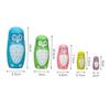 LABRIMP 5Pcs Wooden Owl Matryoshka Dolls for Creative Stacking and Home Decor Bright Cartoon Design Gift for Boys and Collection view 2