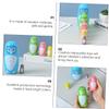 LABRIMP 5Pcs Wooden Owl Matryoshka Dolls for Creative Stacking and Home Decor Bright Cartoon Design Gift for Boys and Collection view 4