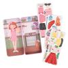 Stephen Joseph, Tall Travel Tin Magnetic Dress Up Playset for Kids - Portable Dress Up Toy with Carrying Case with 3 Magnet Sheets, Educational Pretend Play Activity view 1
