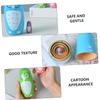 CHICAMPERA 5Pcs Wooden Owl Matryoshka Dolls Hand Painted Animal Nesting for Stacking Play and Home Decoration view 3
