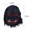 BESPORTBLE Scary Gorilla Head Mask with Teeth Halloween Costume Party Supplies Soft Skin-friendly Full Face Dress-up Mask for Masquerade Carnival Holiday Prom view 2