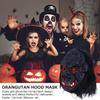 BESPORTBLE Scary Gorilla Head Mask with Teeth Halloween Costume Party Supplies Soft Skin-friendly Full Face Dress-up Mask for Masquerade Carnival Holiday Prom view 3