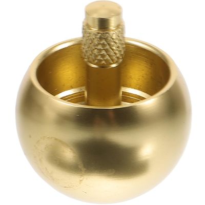 FAVOMOTO Metal Flip Over Gyroscope for Automatic Mushroom Head Fidget Metal Gyro with Rapid Rotation Funny Decompression for Hand-Eye Coordination and Learning Gold Color