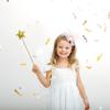 CHICAMPERA 2PCS Star Shape Fairy Wand for Birthday Party Creative Smooth Surface Prop Wands in Silver and Gold for Dress-up Pretend Play and Party Decorations view 4