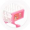 Beaupretty 2pcs Miniature Shopping Cart for Ages Pretend Play Grocery Cart in Promotes Hand-Eye Coordination and Interaction for Role Play and Desk Storage view 4