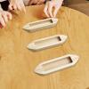 BooGaeio 3Pcs Wooden Boat Unfinished Decorative Wood Boat Decor Model Nautical Fishing Canoe for Bookshelf Home Table Gifts Decor view 3