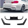 Pongnas Rear Bumper Lip Diffuser Spoiler for F80 M3 F82 M4 F83 Glossy Black ABS Material Enhanced Aerodynamics Easy Installation Protects Original Bumper view 2