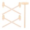 ERINGOGO 5pcs Mini Wooden Hammer Mallet for Educational Beat Enhancing Hand-Eye Coordination and Dexterity Creative Pounding Tool for Boys and Birthday view 1