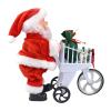 JISADER Santa Shopping Cart Toy with Music Accessories Christmas Decoration view 1