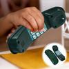 Parliky Educational Phone with Realistic Keys Interactive Learning Telephone Model for Play Pretend Call Simulation Green Artificial Cellphone for Early Recognition view 2