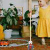 BESTonZON Wooden Push with Handle Cute Animal Design Walking Cart for Boys and Walker Encouraging Motor Skills Development and Fun Learning view 4
