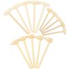 PERSELOSO 15pcs Wooden Mallet Mini Wooden Hammers Educational DIY Crafting Tool for Boys and Enhancing Flexibility and Grasping Skills view 1