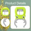 harayaa Interactive Grabber Toy Robotic Hand Toy Portable Fun Early Learning Multi Use Litter Picker Pickup Tool for Aged 3+ Children, Green view 2