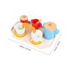 Abaodam Wooden Afternoon Tea Playset with Realistic Miniature Dessert Props for Pretend Play Educational for Birthday and S Day view 3