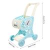 BESPORTBLE Simulated Shopping Cart for Wheels Easy Push Supermarket Trolley Pretend Play Gift for Boys Role Playing Creativity Development view 2