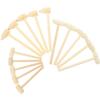 BESPORTBLE 15pcs Wooden Mallets Mini Wooden Hammers for Boys and Smooth Polished Surface Educational for DIY Crafting and Play view 1