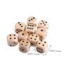 Beaupretty 50pcs Wooden Dice Set Cube Blocks with Rounded Corners for Board Games and Math Teaching Solid Wood Dice with Deep Engraved Dots Classroom and Party Accessories view 2