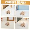 Beaupretty 50pcs Wooden Dice Set Cube Blocks with Rounded Corners for Board Games and Math Teaching Solid Wood Dice with Deep Engraved Dots Classroom and Party Accessories view 3