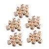 BESPORTBLE 50pcs Wooden Dice Set Rounded Corner Solid Wood Game Dice for Board Games Math Learning Party Favor Supplies Engraved Numbers Safe Smooth Edges view 1